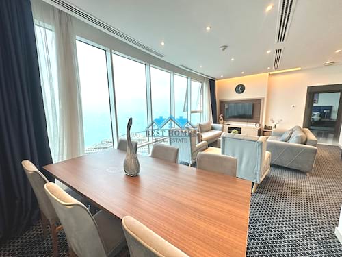 Modern 2 Bedrooms Fully Furnished Sea View Apartment in Salmiya