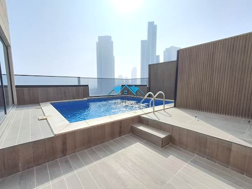 2 Bedrooms Apartment with Private Swimming Pool in Hessa Al Mubarak