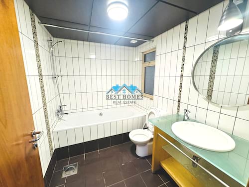 Two Master Bedrooms Apartment With Pool in Salwa