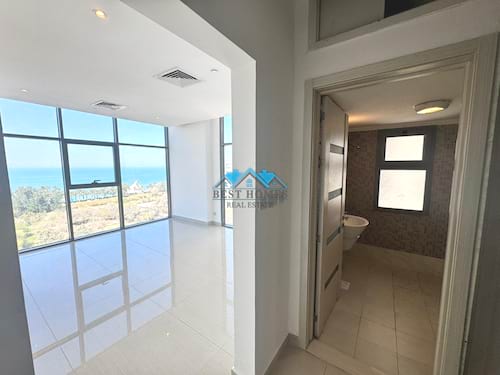 Sea View Four Bedrooms Apartment with Balcony in Salmiya