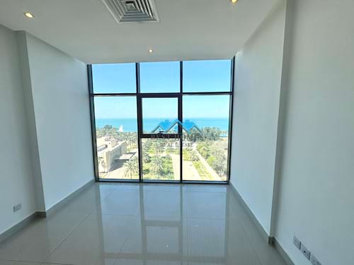 Sea View Four Bedrooms Apartment with Balcony in Salmiya