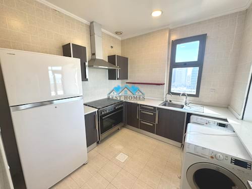 Sea View Four Bedrooms Apartment with Balcony in Salmiya