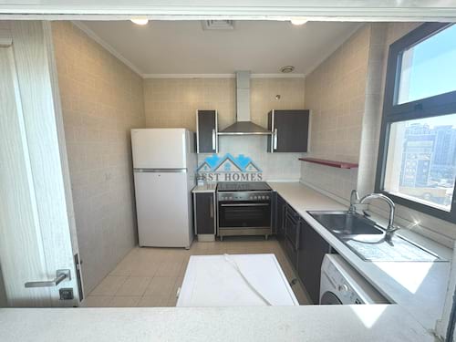 Sea View Four Bedrooms Apartment with Balcony in Salmiya