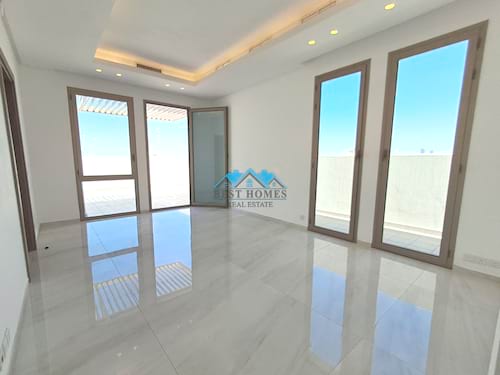 Modern Spacious 2 Master Bedroom Apartment with Large Private Rooftop in Rawda