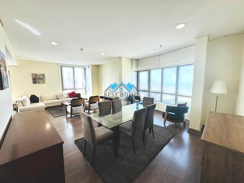 Nice & Modern 3 Bedrooms Full Sea View Apartment in Salmiya