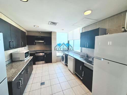 Nice & Modern 3 Bedrooms Full Sea View Apartment in Salmiya