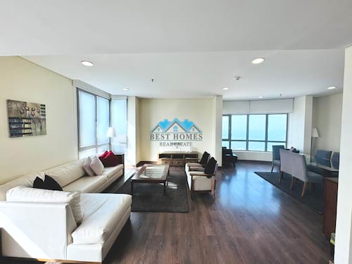 Nice & Modern 3 Bedrooms Full Sea View Apartment in Salmiya