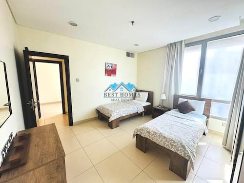 Nice & Modern 3 Bedrooms Full Sea View Apartment in Salmiya