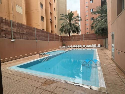 02 Bedroom Bright Apartment in Salmiya