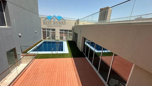 A Nice and Spacious Modern Style Penthouse with Pool and Big Terrace Area in Kuwait City