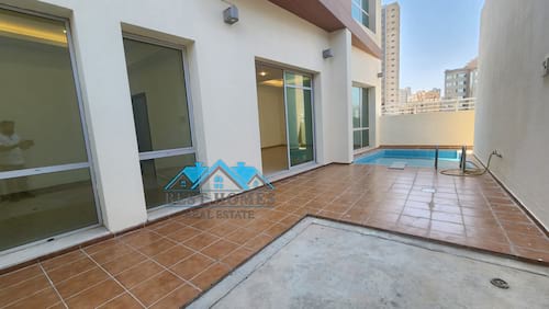 4 Bedroom Triplex Villa with See View and Private Swimming Pool in Salmiya