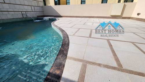 Brand New Penthouse Apartment with Private Swimming Pool and Terrace in Abu Al Hasaniya