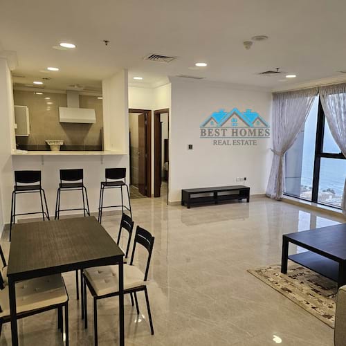 Nice and Modern Style 2 Bedroom Sea View Apartment in Mahboula