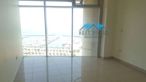 3 Bedrooms Big Apartment with panoramic sea view in Salmiya