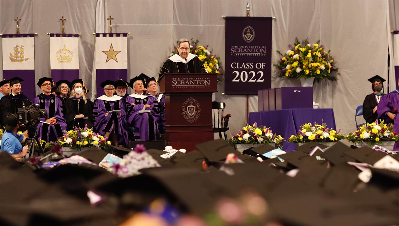 Scranton Holds Undergraduate Commencement Ceremony