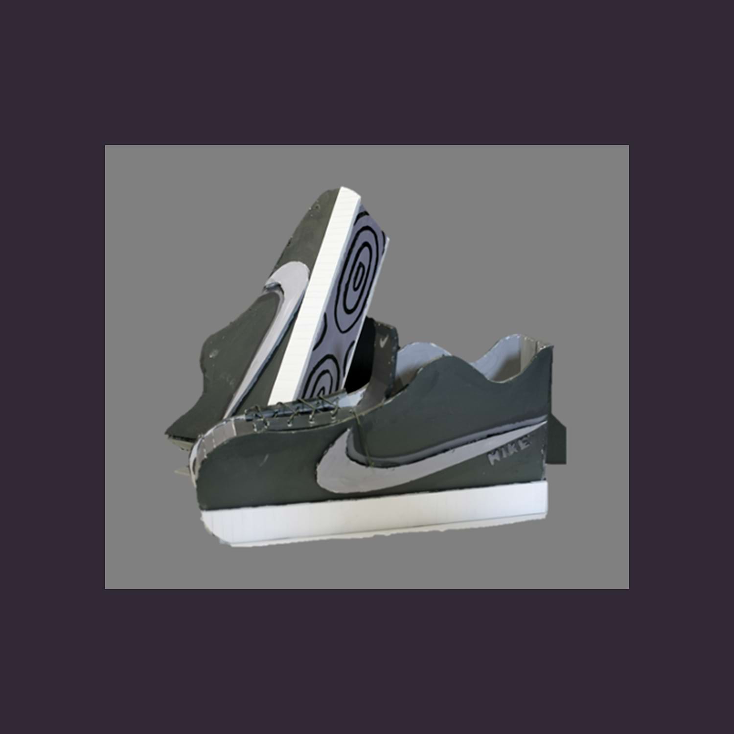 54. Molly Sheehan. Nike Sneakers. Foamboard. 2021.