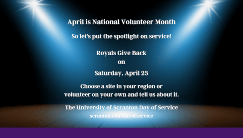 University To Hold Day of Service April 23 banner image