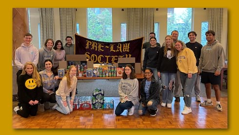 Pre-Law Society Hosts Spring Community Service Event banner image