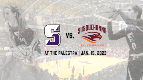 Women's Hoops to Clash With Susquehanna at The Palestra on Jan. 15 banner image