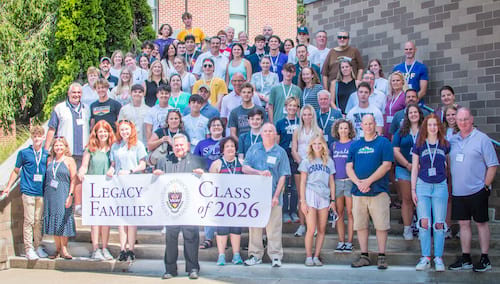 University Holds Class of 2026 Legacy Families Reception banner image
