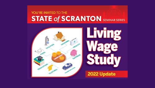 Upcoming State of Scranton to Share Living Wage Report 2022 Update banner image