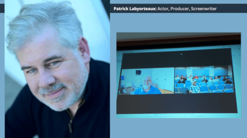 Actor, Producer, Writer Patrick Labyorteaux Speaks with Students    banner image
