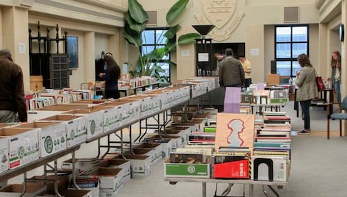 The University’s Weinberg Memorial Library is requesting volunteers and book donations for its annual book sale set for April 28-30. All proceeds from the book sale will benefit the Friends of the Weinberg Memorial Library Endowment, which supports library collections and services.