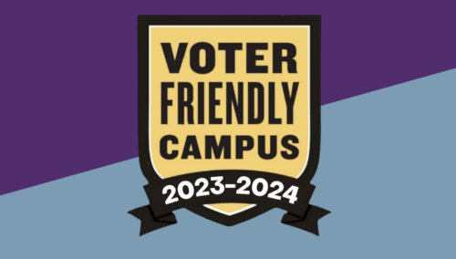 University Designated a Voter Friendly Campusbanner image