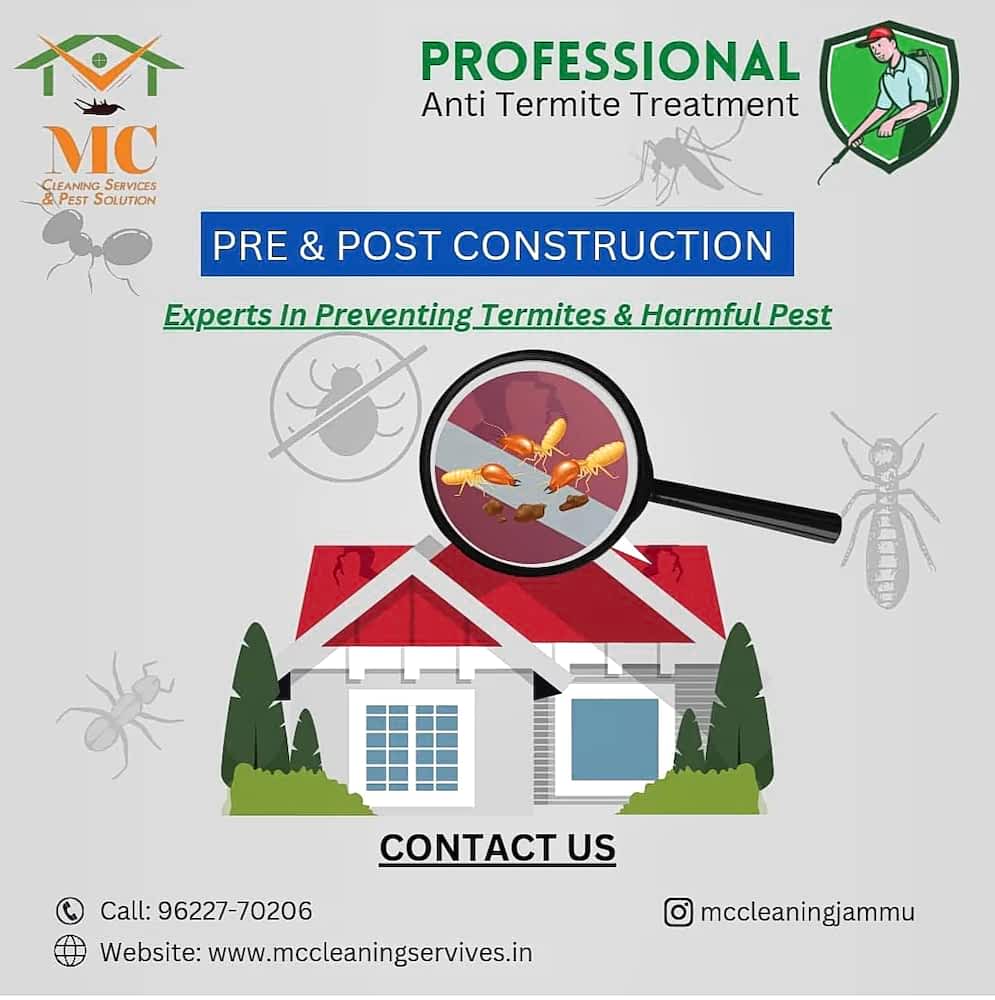 M c cleaning services and pest solution in Jammu