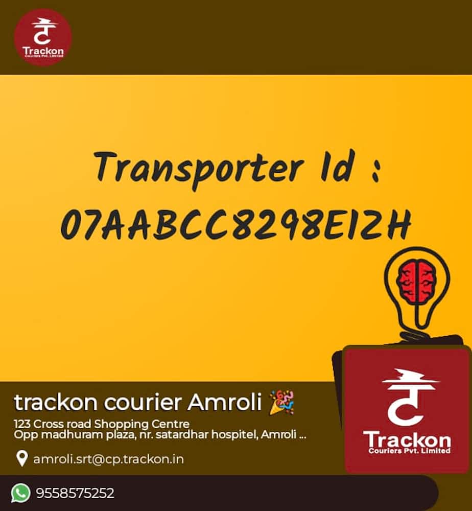Trackon courier amroli in SURAT
