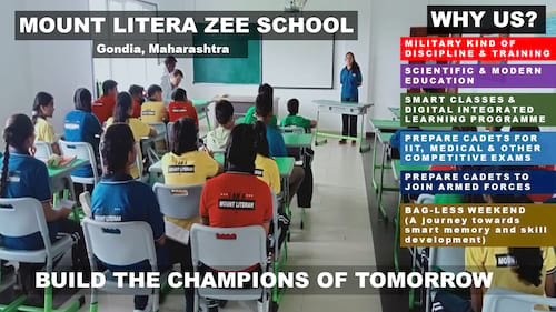  Mount Litera Zee School, Gondia in India
