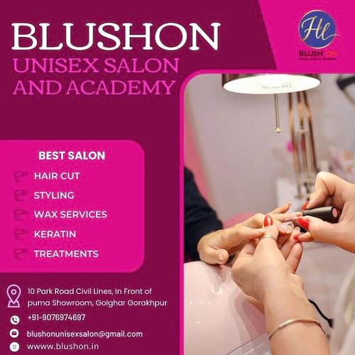 Blush On Unisex Salon And Academy in India