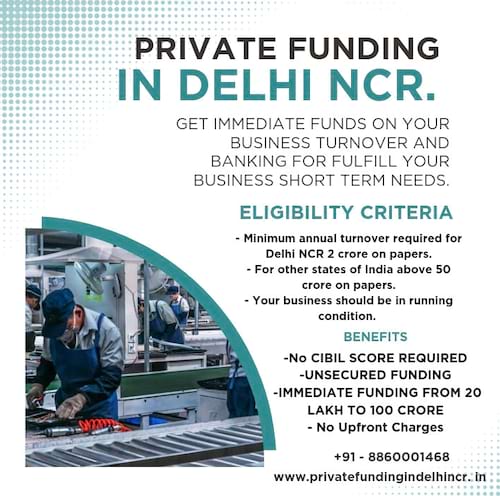 Private Funding In Delhi NCR  in Delhi