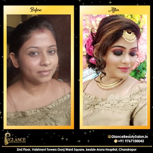 Glance Hair and Beauty Academy in Chandrapur