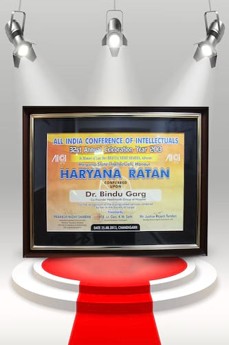 Dr. Bindu Garg in India