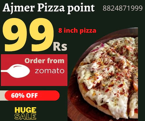 Ajmer pizza point in India