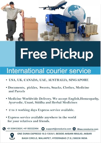 One Dunia International Courier in Hyderabad