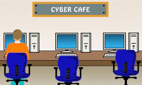Saraswati Cyber Cafe in Delhi