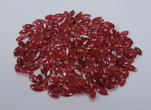 Ruby Marquise: 7mm x 3.5mm