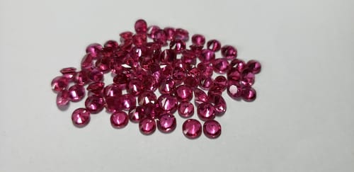 Ruby Diamond Cut: 3mm - 4mm