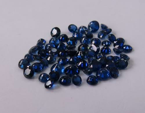 Sapphire Round: 3.5mm - 4.5mm