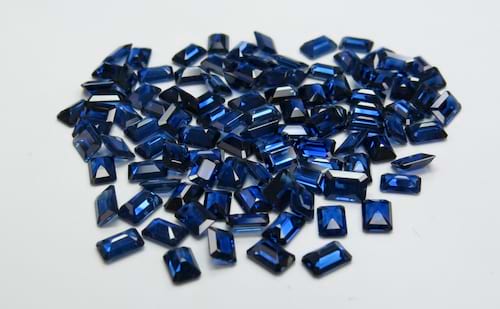 Sapphire Octagon: 6mm x 4mm