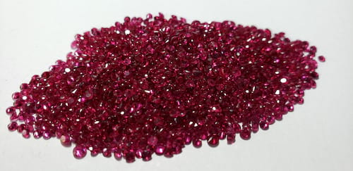 Ruby Diamond Cut: 2mm - 2.5mm