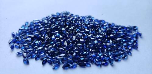 Blue Sapphire Marquise: 4mm x 2.5mm