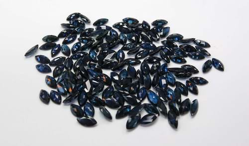 Blue Sapphire Marquise: 9mm x 4.5mm