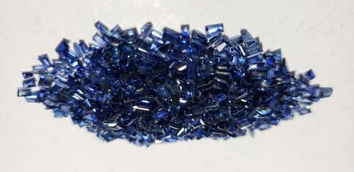 Blue Sapphire Baguette: Mix