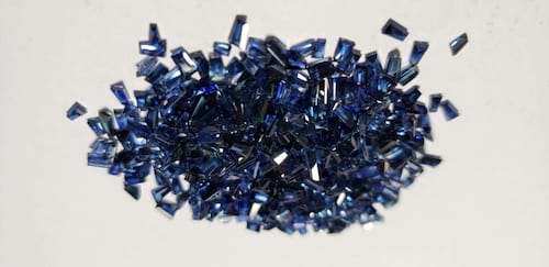 Blue Sapphire Baguette: Mix