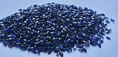 Blue Sapphire Marquise: 5mm x 2.5mm
