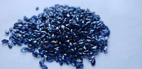 Blue Sapphire Marquise: 5mm x 2.5mm