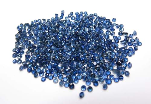 Blue Sapphire Round: 3mm - 3.5mm